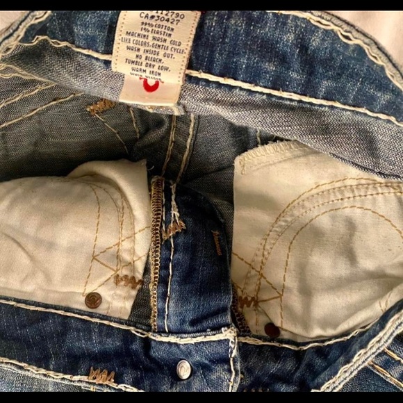 TRUE RELIGION Joey Twisted seam flare jeans 25 - Picture 5 of 5